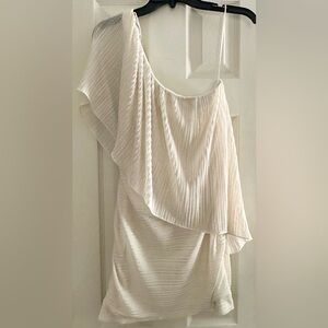 Off the shoulder mini dress